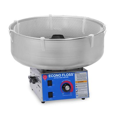 Gold Medal 3017-00-000 Econo Floss Cotton Candy Machine w/ Lock N Go Handle, 120v, 2-3 Servings per Minute, Stainless Steel