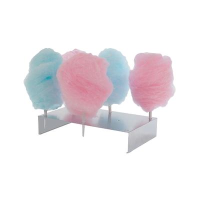 Gold Medal 3062 Cotton Candy Counter Tray w/ 6 Cone Capacity, Silver