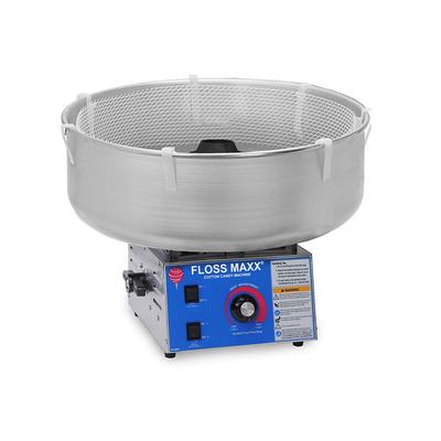 Gold Medal 3077-00-000 Super Floss Maxx Cotton Candy Machine w/ Non-Metallic Floss Bowl, 120v, Stainless Steel