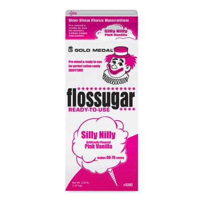 Gold Medal 3202 1/2 gal Silly Nilly (Pink Vanilla) Cotton Candy Flossugar