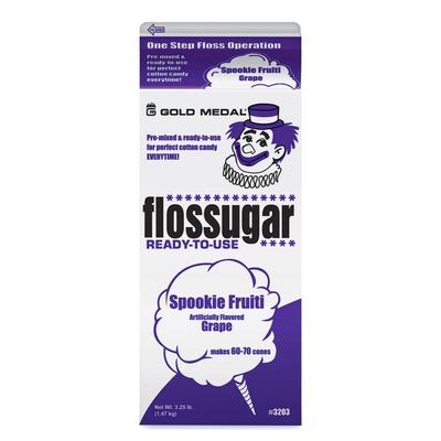 Gold Medal 3203 1/2 gal Spookie Fruiti (Grape) Cotton Candy Flossugar