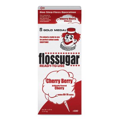 Gold Medal 3207 1/2 gal Cherry Berry (Cherry) Cotton Candy Flossugar