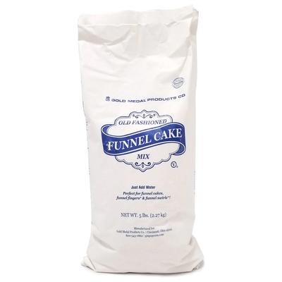 Gold Medal 5115 5 lb Old Fashioned Funnel Cake Mix, 6 Bags/Case, Six 5-lb. Bags