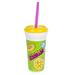 Gold Medal 5306 32 oz Lemonade Original Disposable Cups w/ Lids & Straws, 200/Case, Lids & Straws Included, Case of 200, Multi-Colored