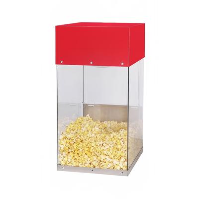 Gold Medal 5508 Popcorn Crisper w/ Single Lamp Warmer & Lexan Cabinet, 120v