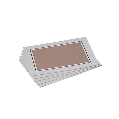 Gold Medal 7738 Card Frames, 2 Bundles of 100/Case, White