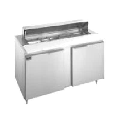 Randell 9601-290 60" Sandwich/Salad Prep Table w/ Refrigerated Base, 115v, (14) 1/6 Pan Capacity, Poly Cutting Board, Stainless Steel