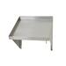 Eagle Group 606641 Solid Wall Mounted Rack Shelf, 21"W x 21"D, Stainless, Stainless Steel