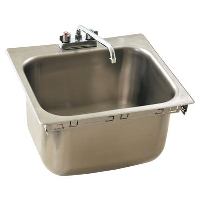 Eagle Group SR16-19-13.5-1 1 Compartment Drop-in Sink - 16" x 20", Drain Included, Stainless Steel