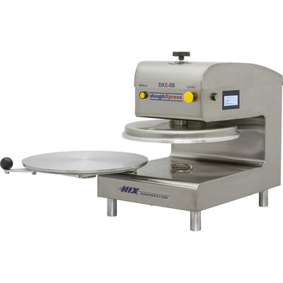 DoughXpress DXE-SS-120 Automatic Pizza Dough Press, Electro-Mechanical, Stainless, 120 V, 18" Diameter, Stainless Steel, 120 V