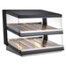 DoughXpress DXP-HGG01 31 1/2" Self Service Countertop Heated Display Case - (2) Shelves, 120v, Black