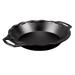 Lodge BW9PIE 9 1/2" Round Cast Iron Pie Pan w/ Handles, Black