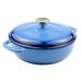 Lodge EC3D33 3 qt Cast Iron Dutch Oven, Enamel, Caribbean, Blue