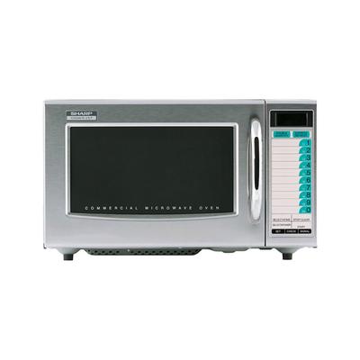 Sharp R21LTF 1000w Commercial Microwave w/ Touch P...