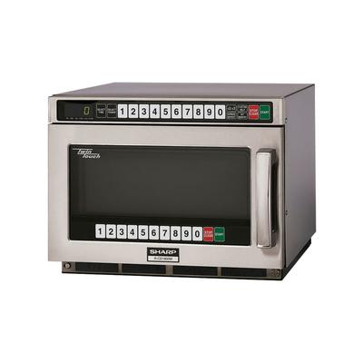 Sharp RCD1800M 1800w Commercial Microwave w/ Touch Pad, 230 208v/1ph, w/ Dual Touchpad Controls, Stainless Steel