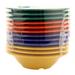 GET B-127-MIX 12 oz Round Melamine Salad/Soup Bowl, Assorted Colors