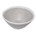 GET B-81-DVG 8 oz Round Melamine Side Salad/Soup/Side Dish/Bouillon Bowl, Dove Gray w/ White Trim