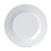 GET PT-9-MN-W Minski 9" Round Melamine Plate, White
