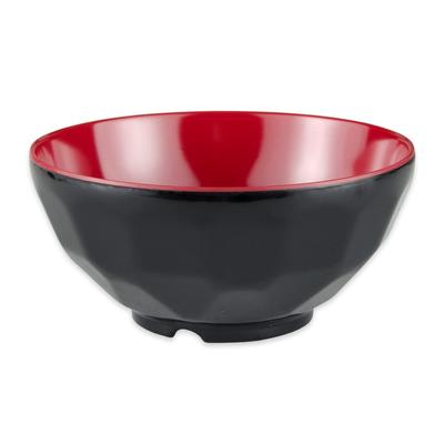 GET RB-122-RB Fuji 11 oz Melamine Oatmeal Bowl, Red/Black