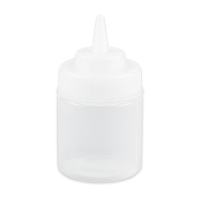 GET SB-8-CL 8 oz Squeeze Bottle w/ Lid, Clear