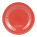 GET WP-7-RO Diamond Mardi Gras 7 1/2" Round Melamine Salad Plate, Rio Orange, 4 Doz