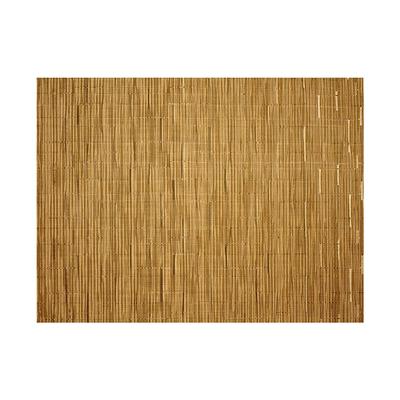 Risch GA-7004 Rectangular Woven Vinyl Placemat - 16" x 12", Gold