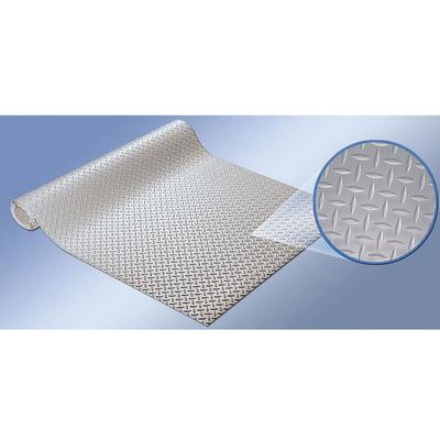 Cactus Mat 1051R-4R GRY Diamond Plate Runner - 4' x 75', Vinyl, Gray, Gray Vinyl
