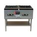 Town SR-24-G-2X-SS 2 Burner Stock Pot Range, Natural Gas, Gas Type: NG