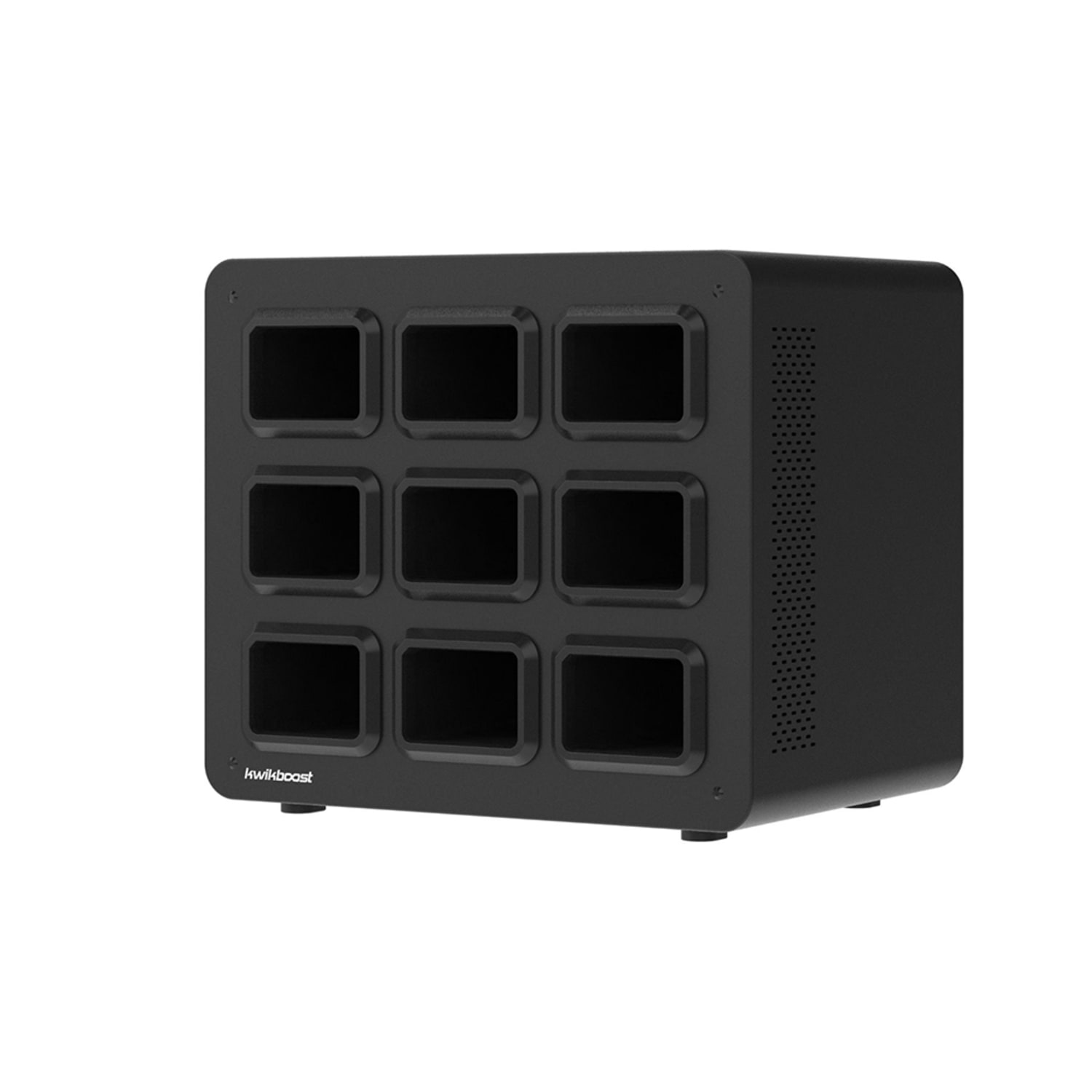 Luxor KBEP-BASE9 KwikBoost EdgePower 9-Bay Base Charging Station, Black