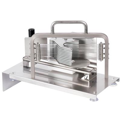 Louis Tellier CTX Manual Tomato Slicer w/ Scalloped Blades - 1/4" Slices, Stainless Steel