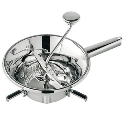 Louis Tellier N3004X Food Mill w/ 3 Grids - 14 1/4" Deep, Stainless Steel