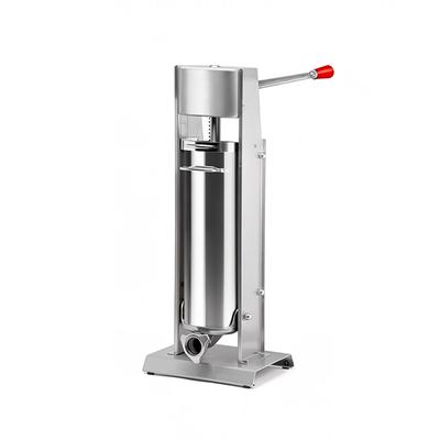 Omcan 44924 Elite Series 15 lb Manual Vertical Sausage Stuffer w/ (4) Funnels, Stainless Steel