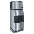 Manitowoc IDT0500A/SPA312 520 lb Full Cube Commercial Ice Machine w/ Ice Dispenser - 180 lb Storage, Bucket Fill, 115v, Stainless Steel | Manitowoc Ice