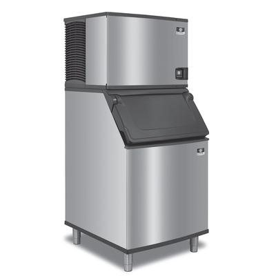 Manitowoc IDT0500A/D400 520 lb Indigo NXT Full Cube Commercial Ice Machine w/ Bin - 365 lb Storage, Air Cooled, 115v, Stainless Steel | Manitowoc Ice