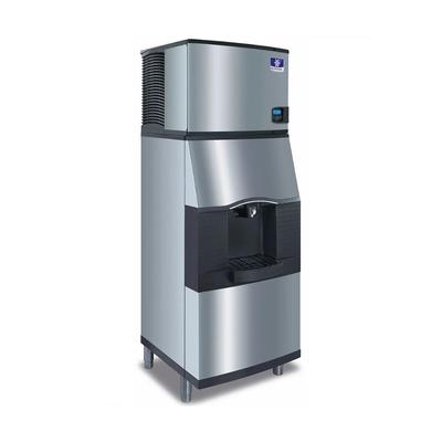 Manitowoc IDT0750W-261/SFA291-161 703 lb Full Cube Commercial Ice Machine w/ Ice Dispenser - 180 lb Storage, Bucket Fill, 208-230v/1ph, Stainless Steel