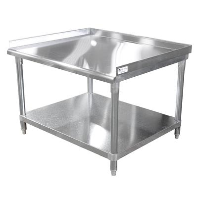 John Boos EES8-3036 Equipment Stand w/ Adjustable Galvanized Undershelf & Legs, 36 x 30", Stainless Steel