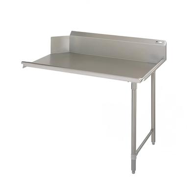 John Boos JDTC-20-72R 72" Clean Dishtable w/ 16 ga Stainless Legs, R to L, Stainless Steel, Freestanding