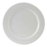 Tuxton ALA-074 7 1/2" Round Alaska Plate - Ceramic, Porcelain White, Vitrified