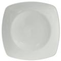Tuxton BPH-126C 12 3/4" Square DuraTuxÂ© Plate - China, Porcelain White