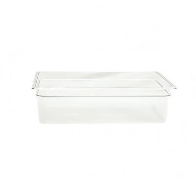 Thunder Group PLPA8006 6"D Full Size Food Pan, Clear