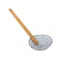 Thunder Group SLSKR010 10" Coarse Mesh Skimmer - Bamboo Handle, Stainless Steel