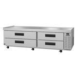 Hoshizaki CR85A Steelheart 85" Chef Base w/ (4) Drawers, 115v, Stainless Steel