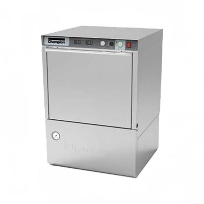 Champion UH230B (70) 208/1 High Temp Rack Undercounter Dishwasher w/ 40 Racks/hr, Built-in Booster, 208v/1ph, Stainless Steel