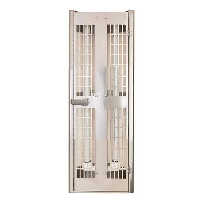Gardner FL-40P Wall Mount Insect Light Trap w/ Glueboard - 1250 sq ft Range, Stainless, Silver