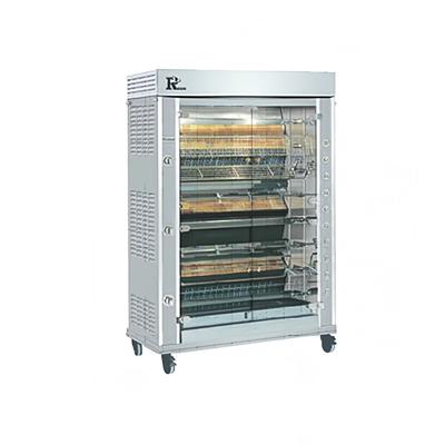 Rotisol USA GF1375-8G-SS Gas 8 Spit Commercial Rotisserie w/ 48 Bird Capacity, Liquid Propane, 8 Stainless Steel Spits, LP, Gas Type: LP