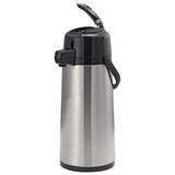Service Ideas ECAL22S Eco-Air 2 1/5 Liter Lever Action Airpot, Glass Liner, Silver