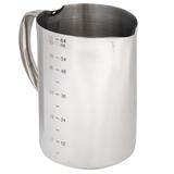 Service Ideas FROTH646 2 qt Creamer - Brushed Stainless Steel