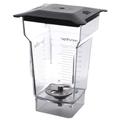 Blendtec 40-611-60 32 oz Cold Frothing Jar w/ Black Hard Lid - Tritan, Clear