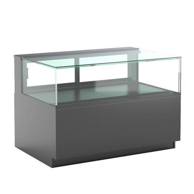 Structural Concepts NR3633RSV 35 3/4" Reveal Full Service Bakery Case w/ Straight Glass - 1 Level, 110-120v, Black