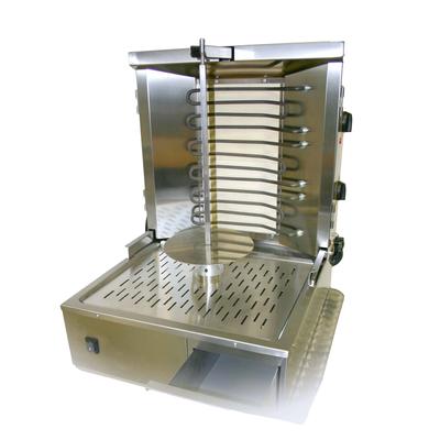 Equipex GR 40E Gyro Grill w/ 33 lb Meat Capacity - 2 Heating Zones, 208 240v/1ph, Stainless Steel